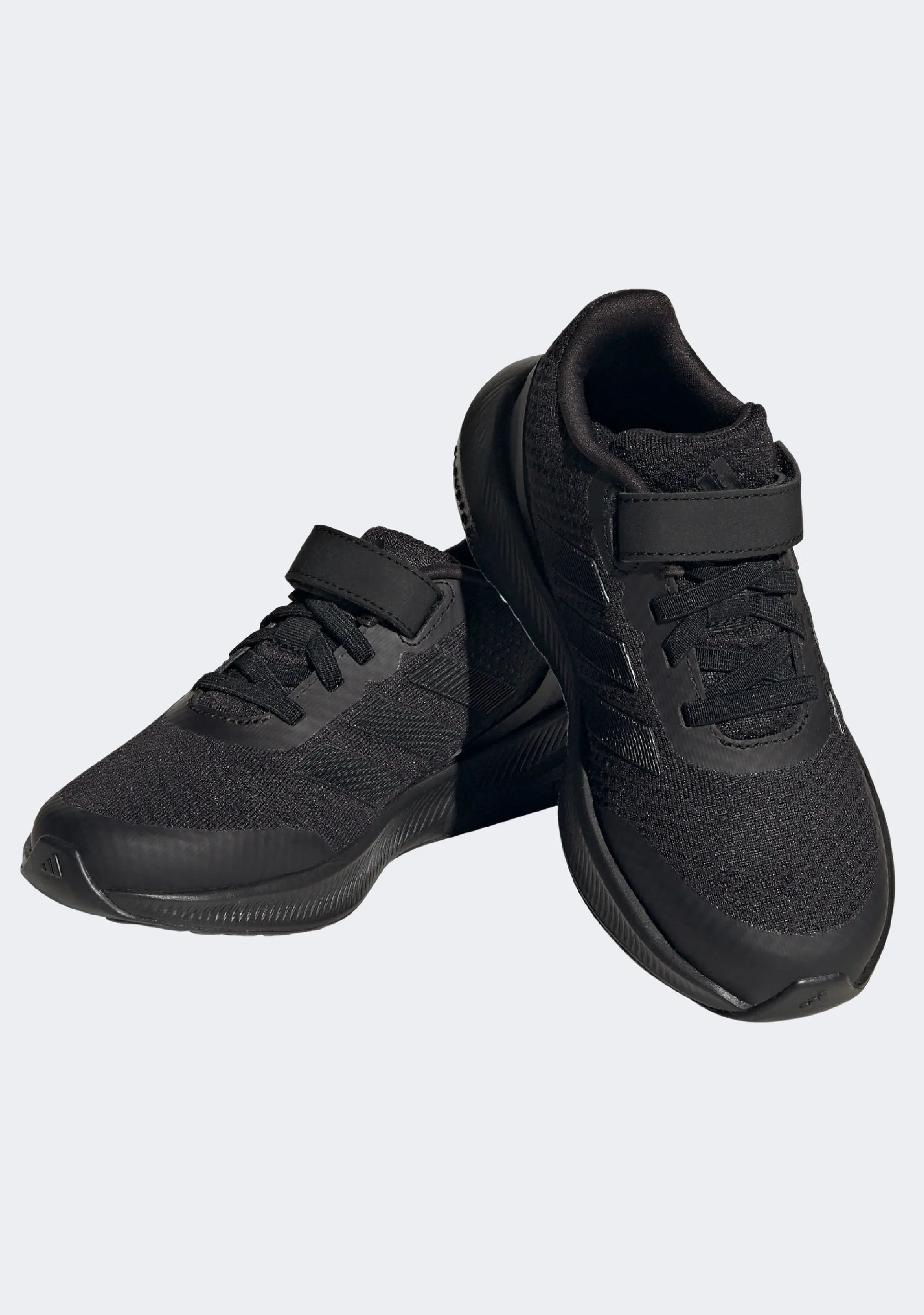 Adidas Junior Runfalcon 3.0 Schuhe mit elastischen Schnürsenkeln und oberem Riemen
