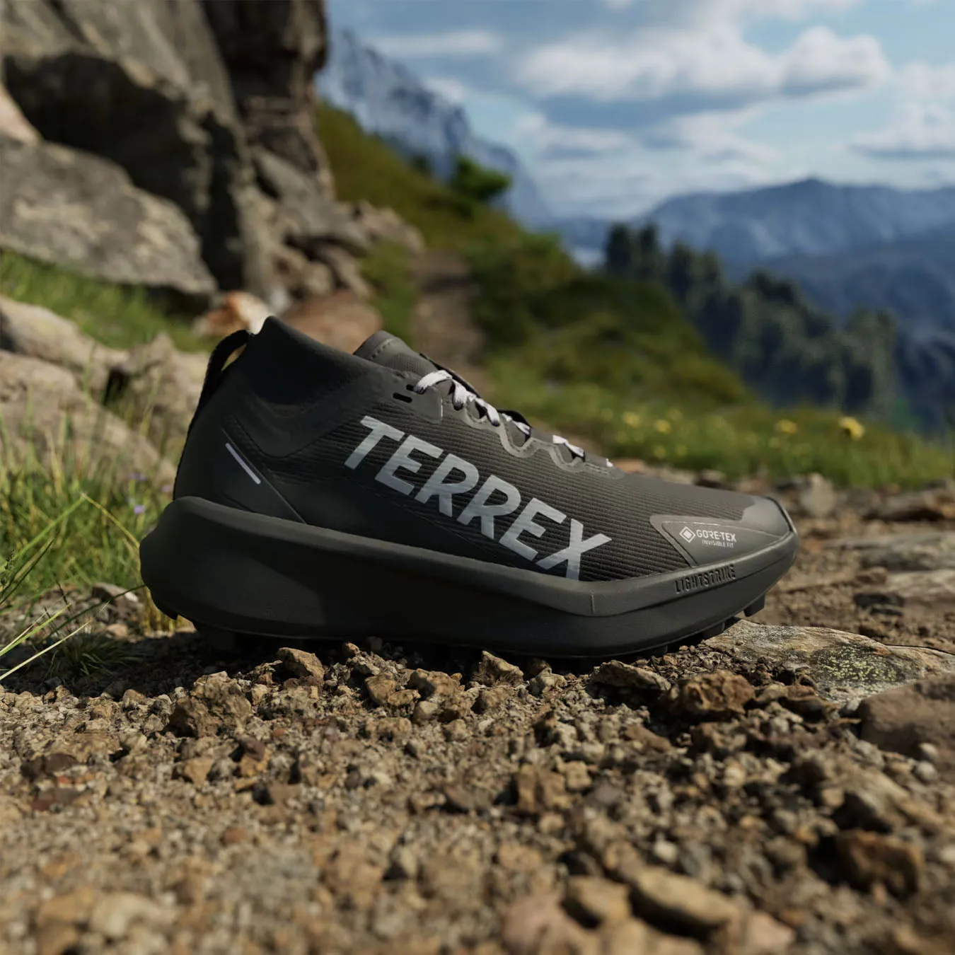 Adidas Terrex Damen Terrex Agravic Trailrunning-Schuhe GTX Schwarz