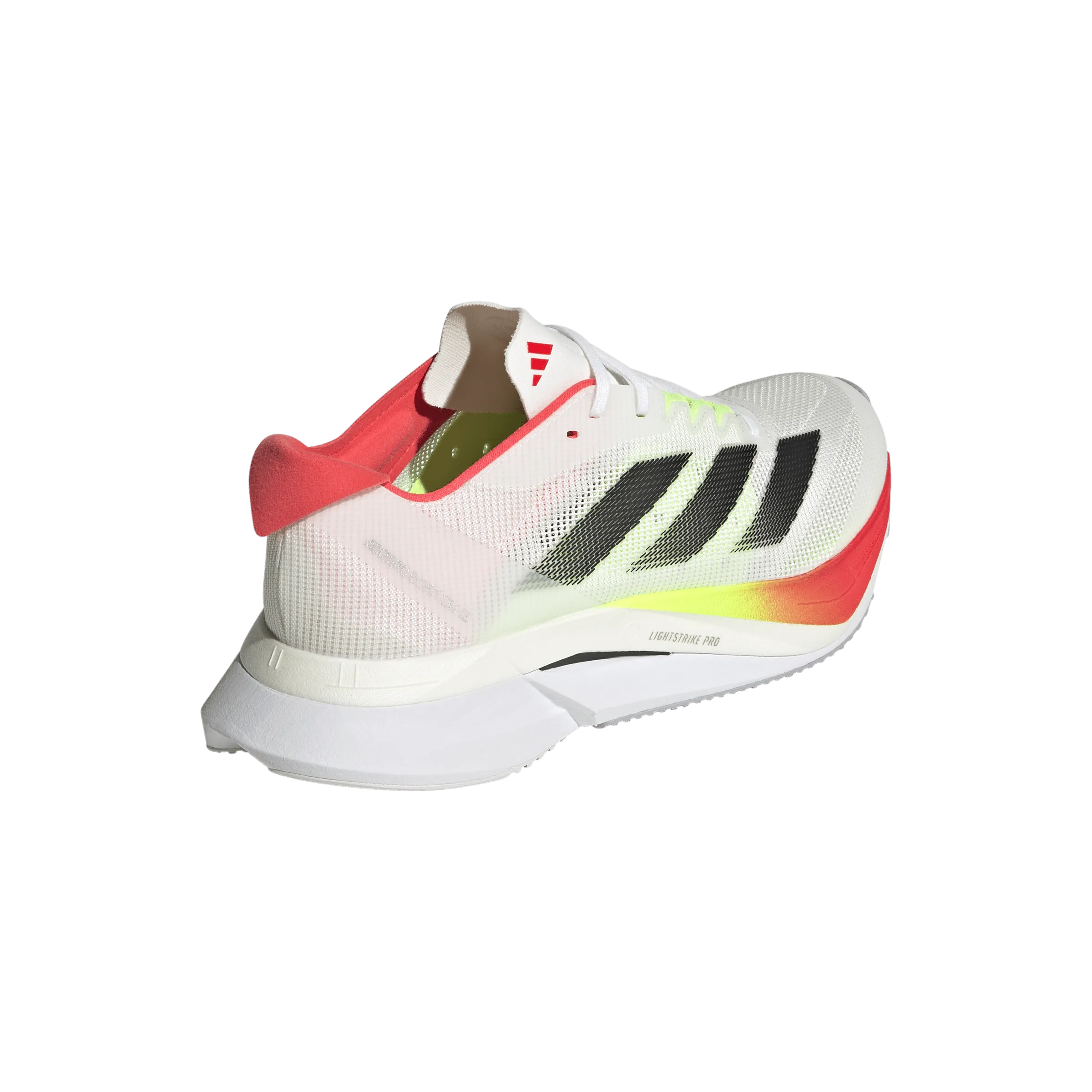 Adidas Damen Boston 12 Laufschuhe in FTWR Weiß/Core Schwarz/Lucid Rot SS25 Schuhe_Puma