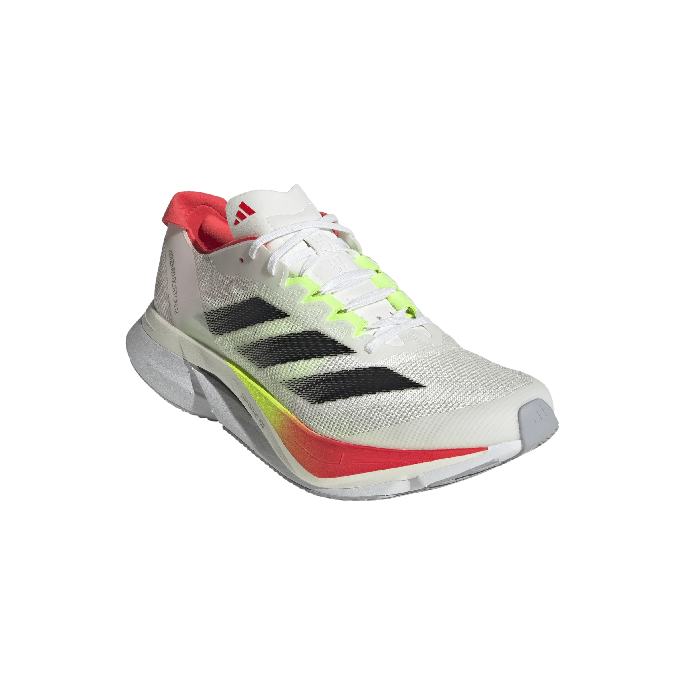Adidas Damen Boston 12 Laufschuhe in FTWR Weiß/Core Schwarz/Lucid Rot SS25 Schuhe_Puma