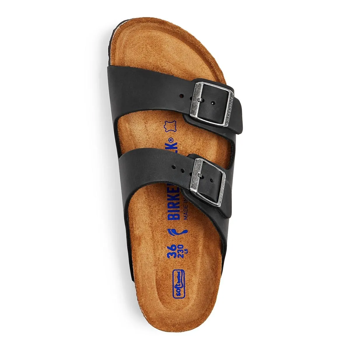 Arizona BS Damen Leder Freizeit Fußbett Sandalen