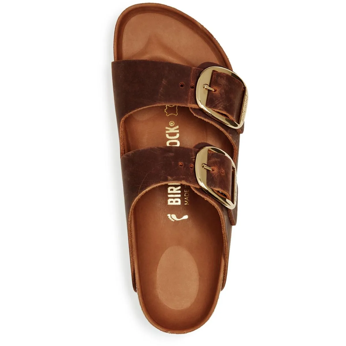 Arizona Herren Leder Freizeit Sandalen mit Fußbett