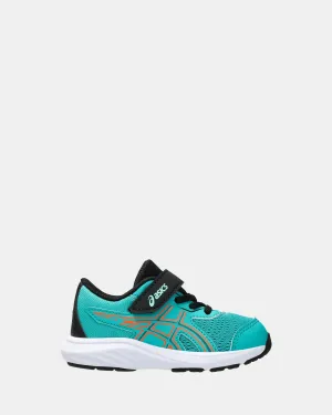 Asics Kinder-Schuhe Contend 9 Infant Wave Teal/Schwarz