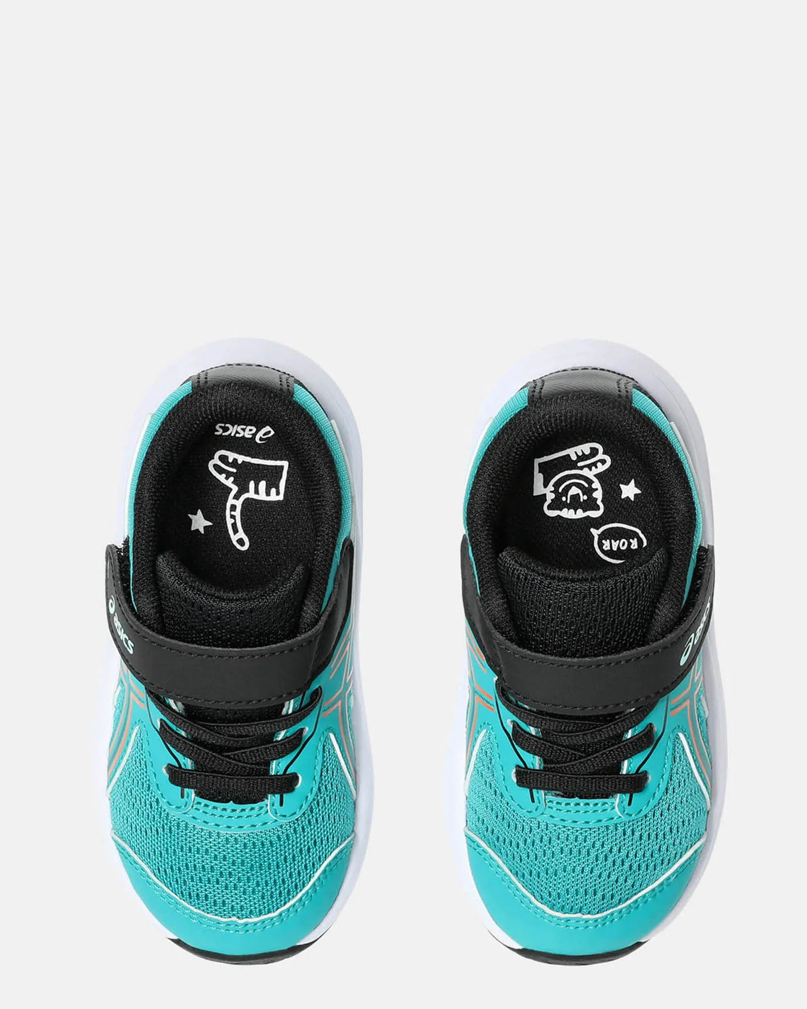 Asics Kinder-Schuhe Contend 9 Infant Wave Teal/Schwarz