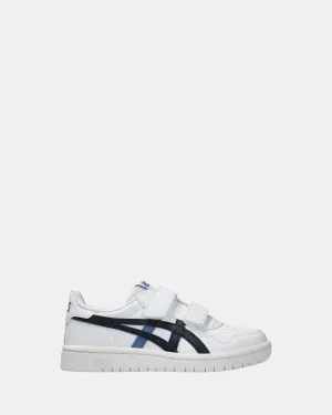 Asics Kinder-Schuhe Japan Vorschule Weiß/Mitternacht/Blau