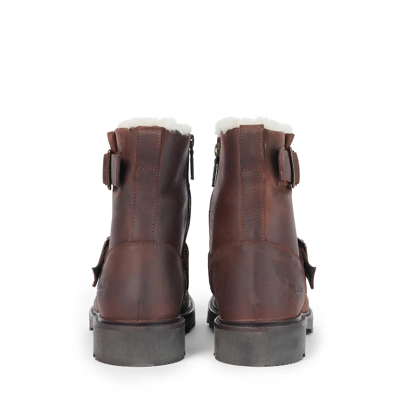 Barbour Damen Derwent Motorradstiefel Braun