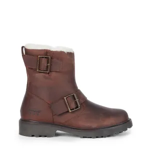 Barbour Damen Derwent Motorradstiefel Braun