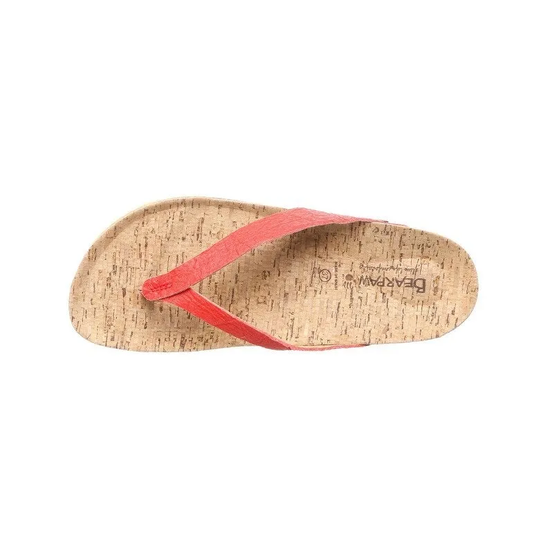 Bearpaw Casual Schuhe Damen Coby Flip-Flop mit Lederobermaterial 2470W