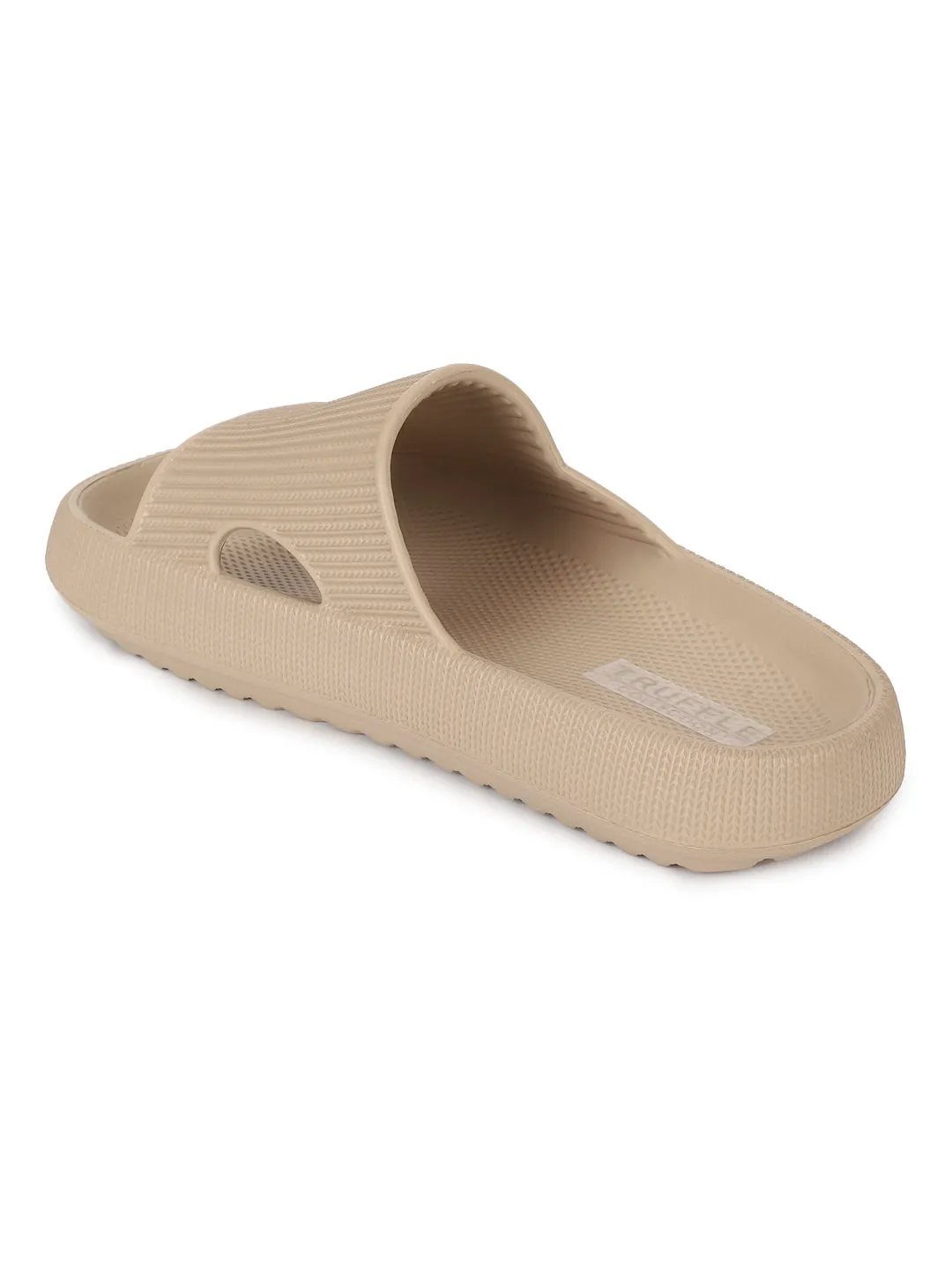 Beige PU Schlupf-Slipper (TC-RS3265-BEIG)