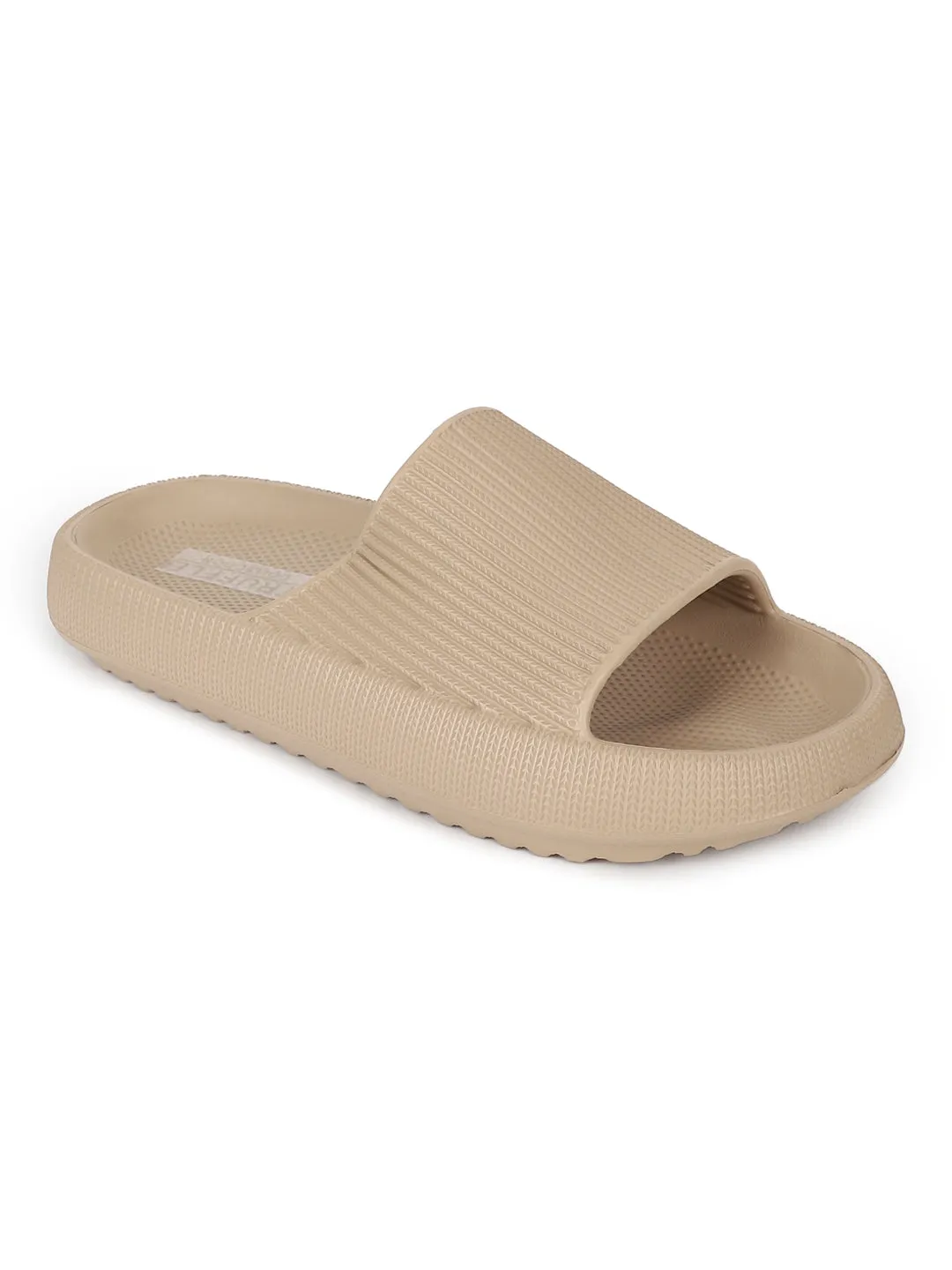 Beige PU Schlupf-Slipper (TC-RS3265-BEIG)