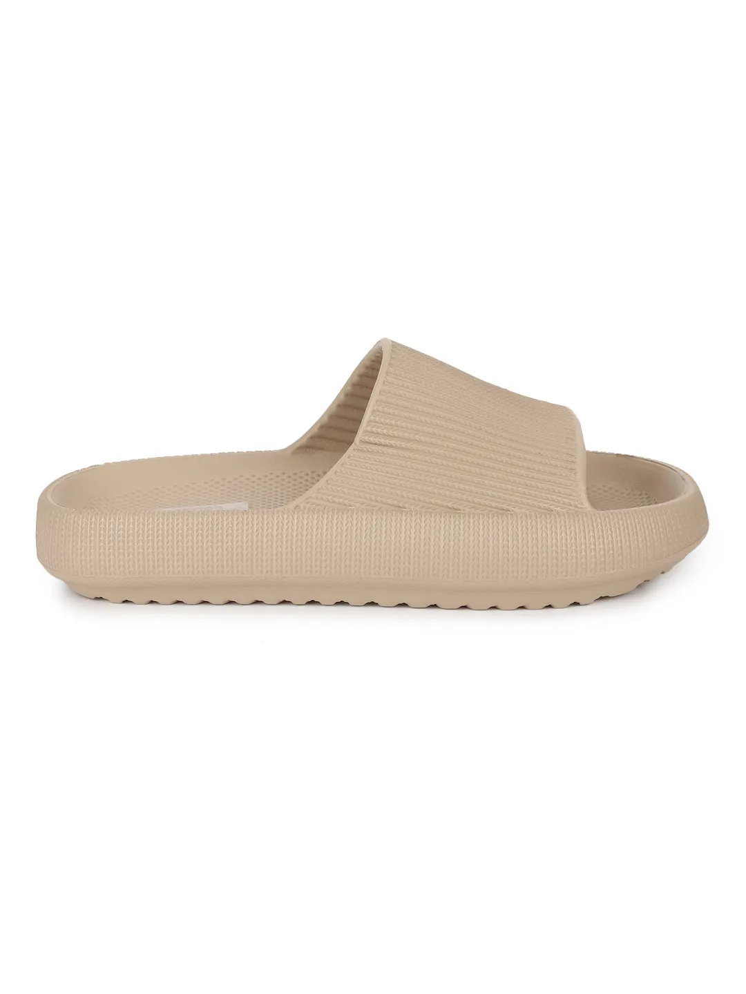 Beige PU Schlupf-Slipper (TC-RS3265-BEIG)