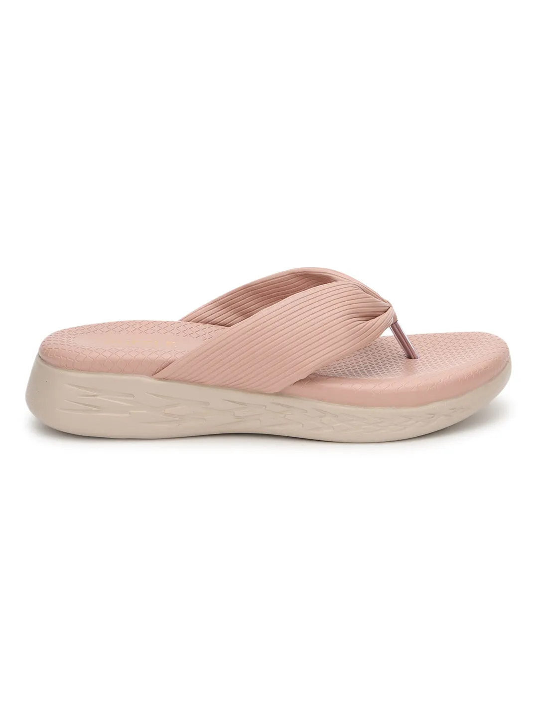 Beige PU Schlupf-Slipper (TC-ST-023-BEIG)