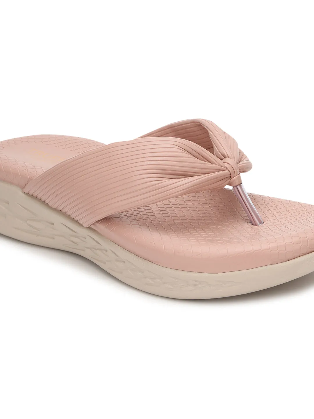Beige PU Schlupf-Slipper (TC-ST-023-BEIG)