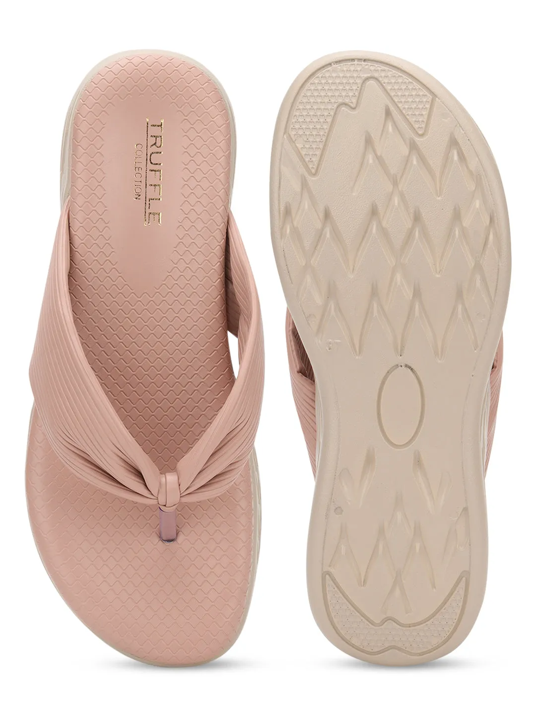 Beige PU Schlupf-Slipper (TC-ST-023-BEIG)