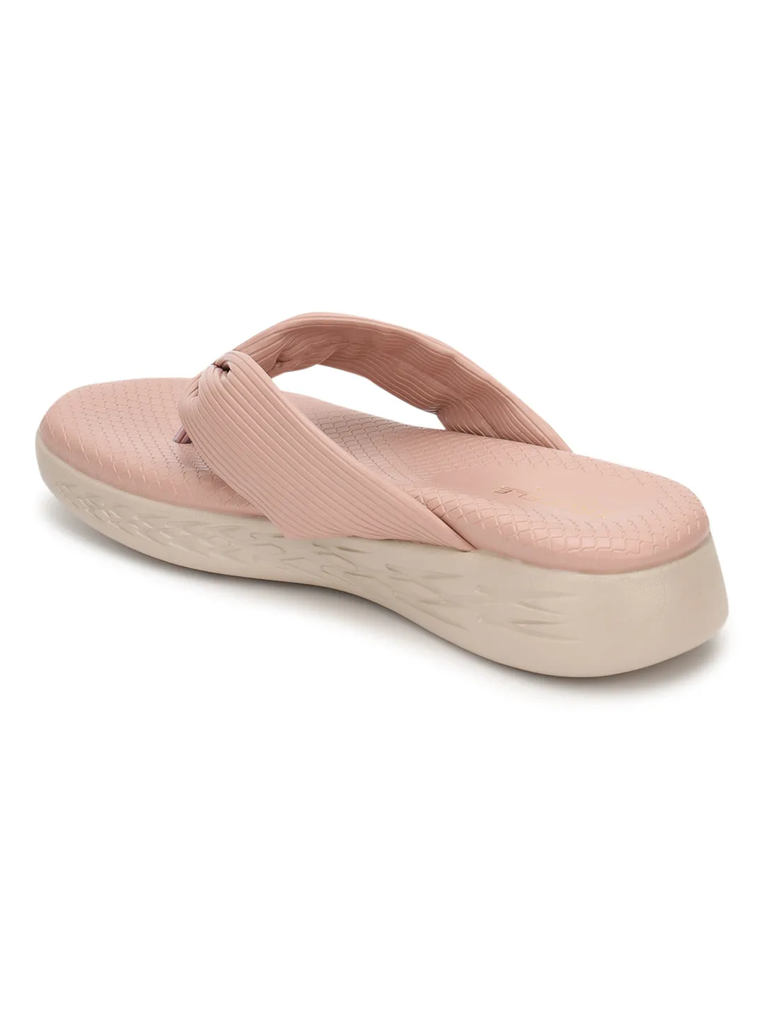 Beige PU Schlupf-Slipper (TC-ST-023-BEIG)