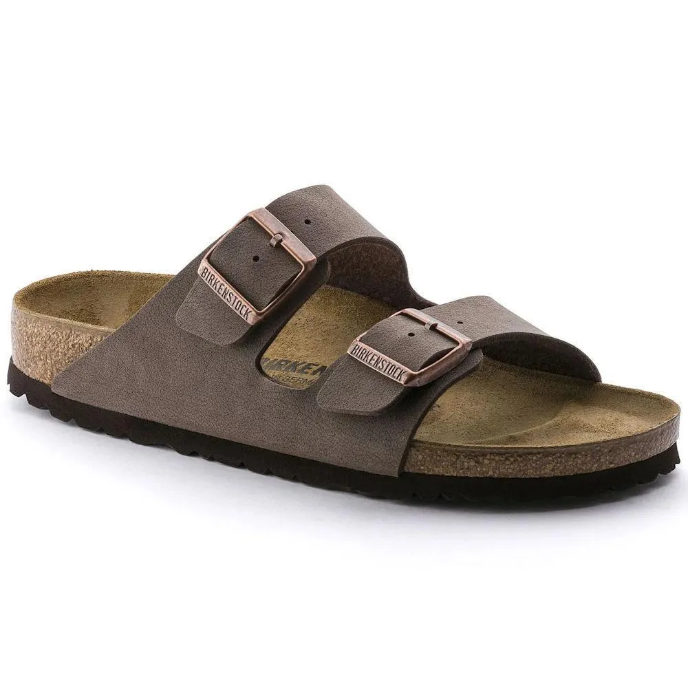 Birkenstock Damen Arizona Birko-Flor Nubuck Mokka