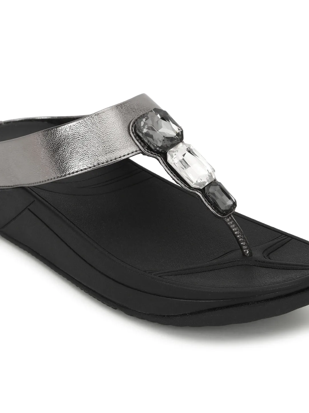 Schwarze PU Komfort Flats (TC-CD-804-BLK)