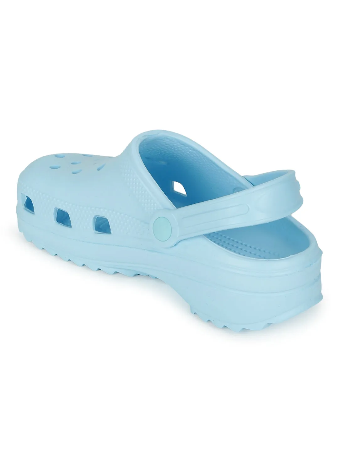Blaue PU Schlupf-Croc Flats (TC-EZ0129-01-BBLU)