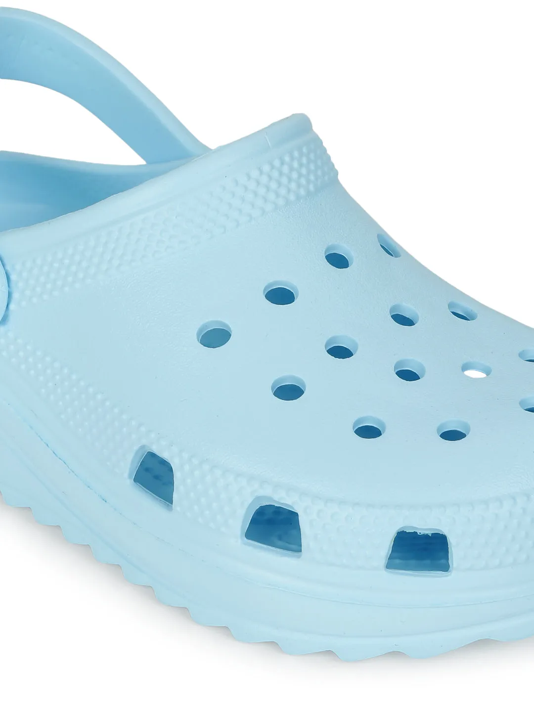 Blaue PU Schlupf-Croc Flats (TC-EZ0129-01-BBLU)