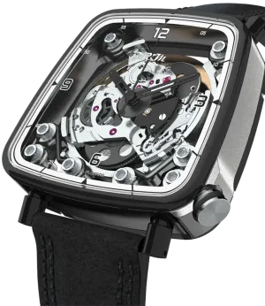 B.R.M Uhren B.R.M. Uhren FF39-40 Grau Titan Schwarz PVD Uhr
