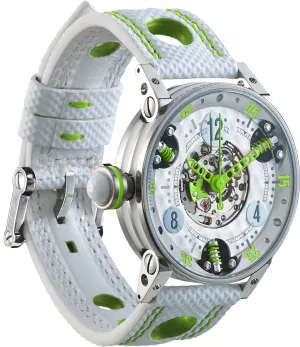 B.R.M Uhren B.R.M. Uhren Golf Meister GF7-38-SA-SQ-AVP Damen Limettengrüne Zeiger Uhr
