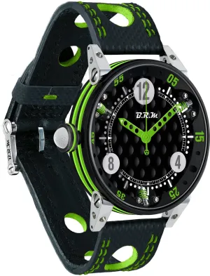 B.R.M Uhren B.R.M. Uhren Golf Master Herrenuhr Limettengrün Rote Zeiger