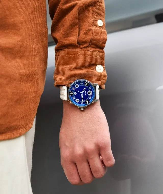 B.R.M Uhren B.R.M. Uhren Racing V6-44-SA ColorDrive Blau Uhr