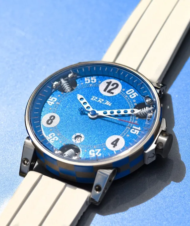 B.R.M Uhren B.R.M. Uhren Racing V6-44-SA ColorDrive Blau Uhr