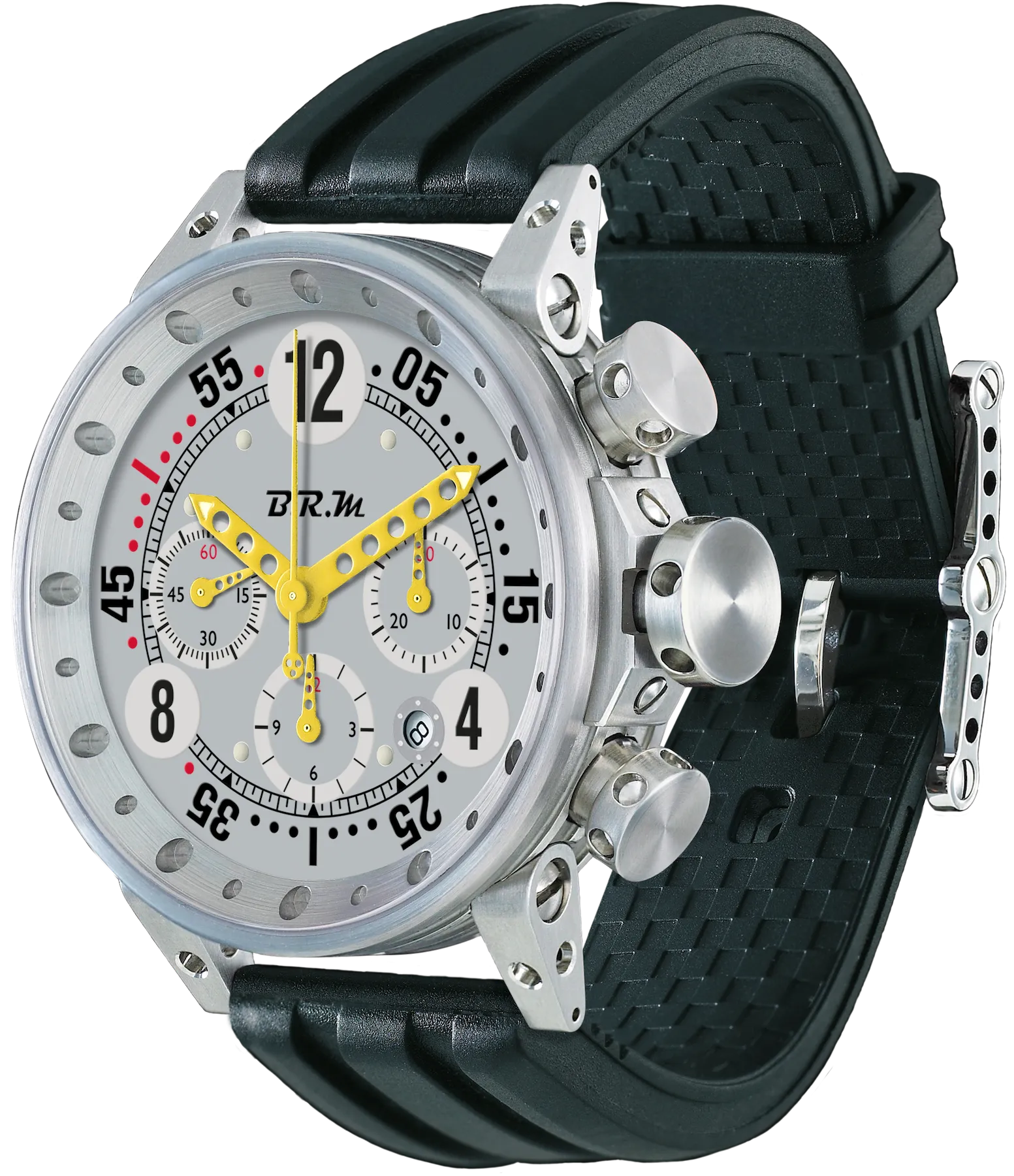 B.R.M Uhren B.R.M. Uhren V12-44 Gelbe Zeiger Uhr