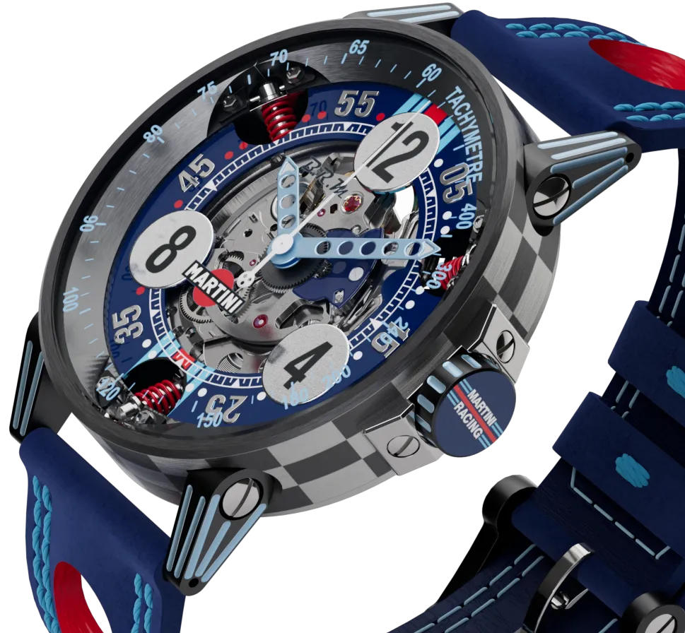 B.R.M Uhren B.R.M. Uhren V6-44 Martini Racing Skelett Limited Edition Uhr