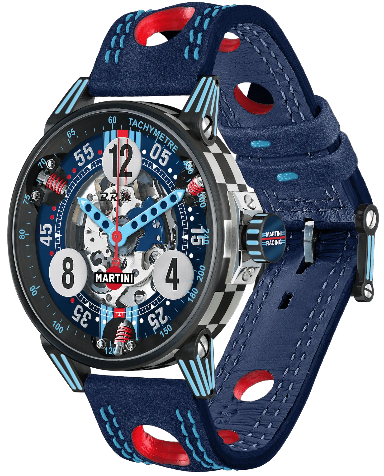 B.R.M Uhren B.R.M. Uhren V6-44 Martini Racing Skelett Limited Edition Uhr