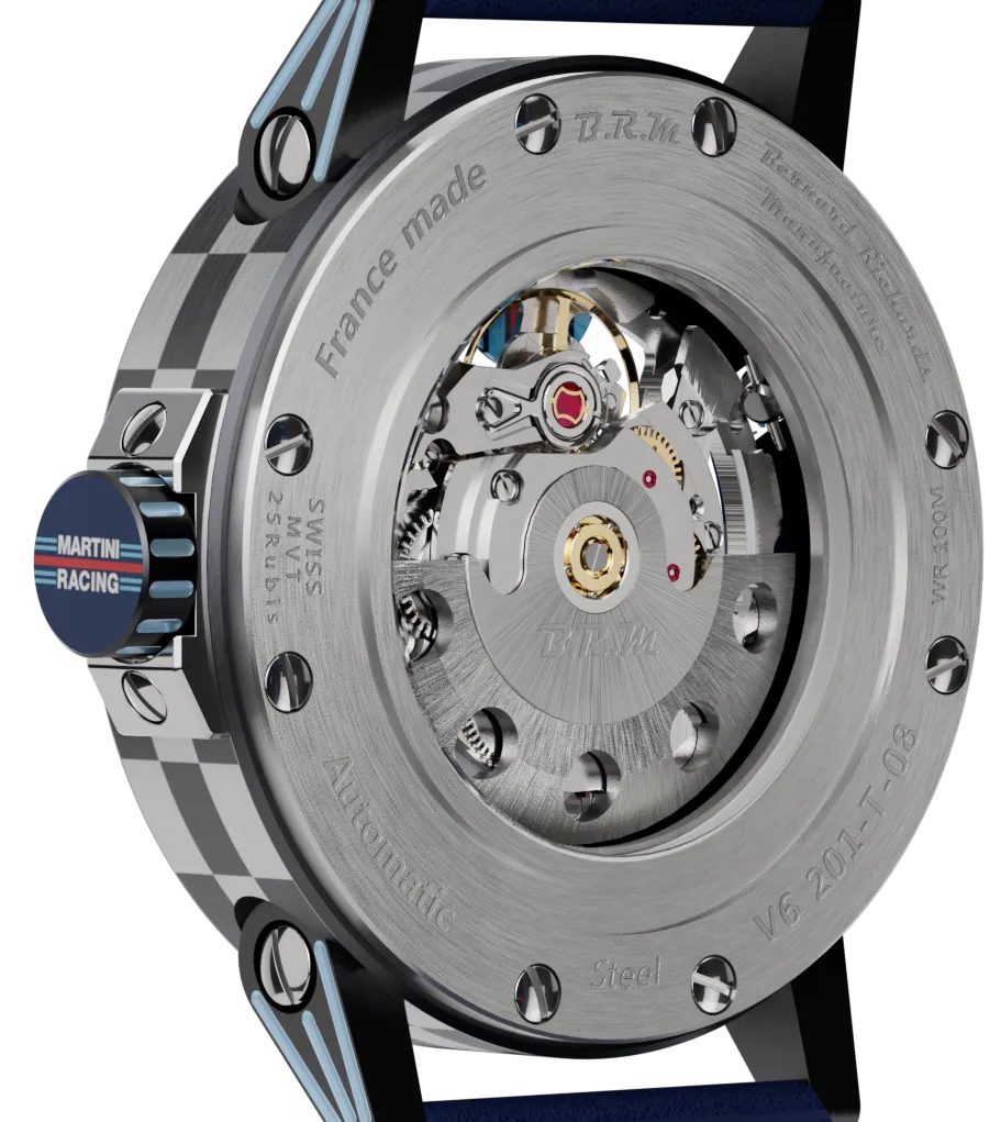 B.R.M Uhren B.R.M. Uhren V6-44 Martini Racing Skelett Limited Edition Uhr