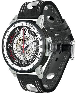 B.R.M Uhren B.R.M. Uhren V6-44 Touring Weiße Uhr