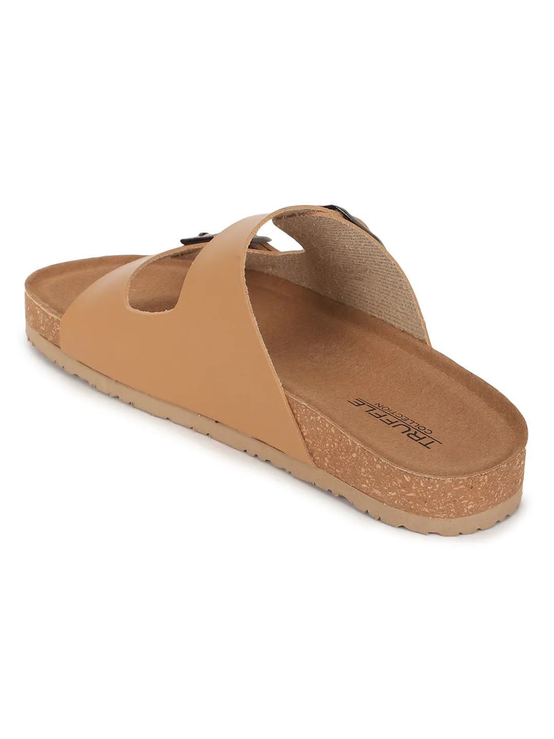 Camel PU Kork-Latex-Einlegesohle Flats (TC-070203-CML)