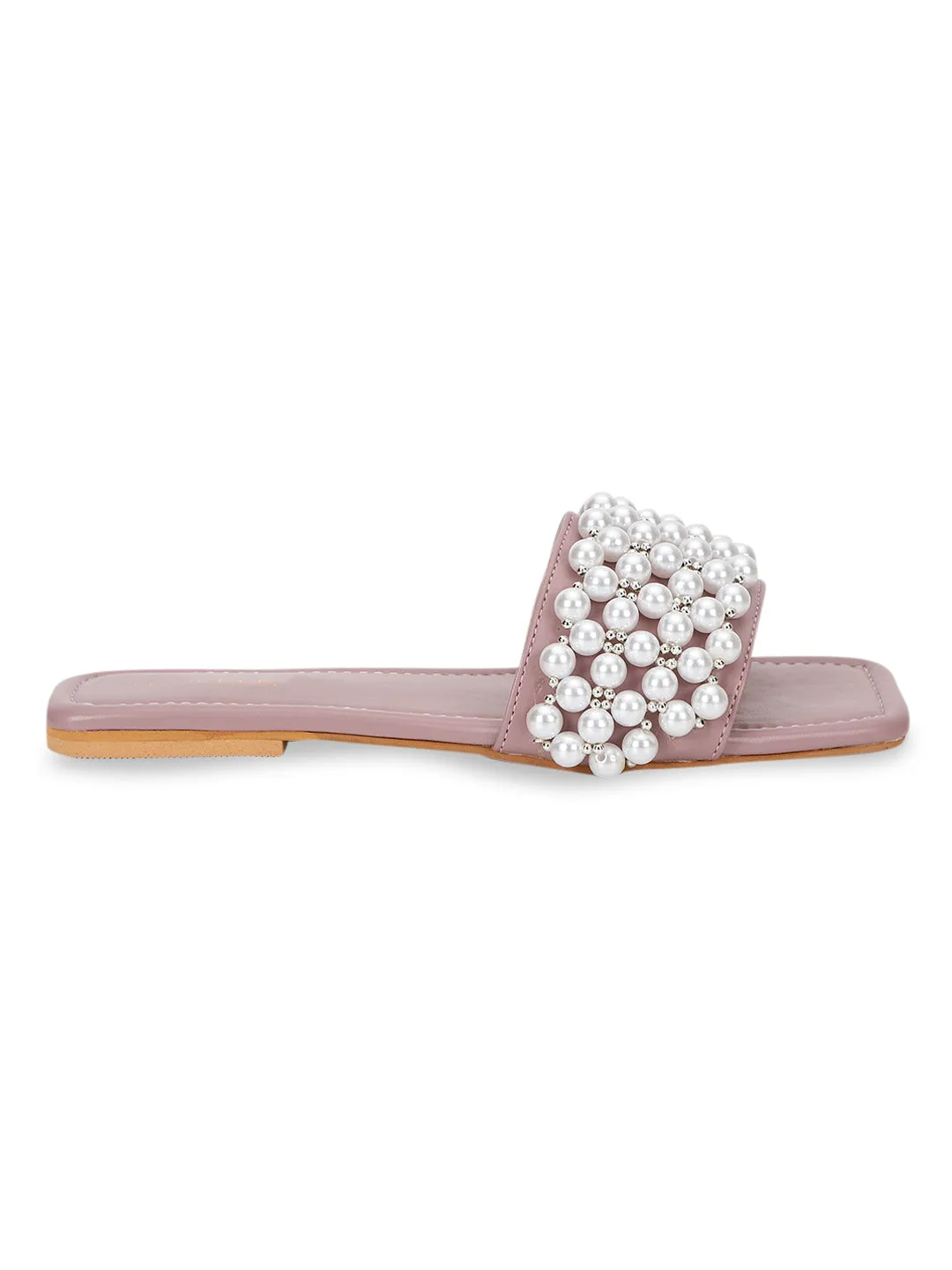 Champagne PU Schlupf-Slipper (TC-KL004-CHAM)