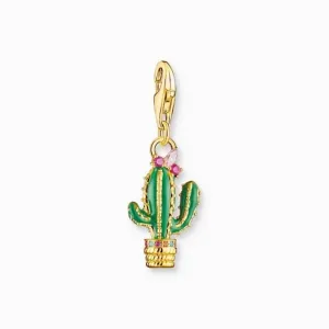 Charm Club Kaktus-Anhänger vergoldet 1928-471-7 Thomas Sabo Sammel-Anhänger