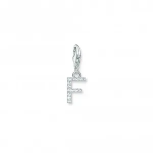 Charmista Weiß Zirkonia Buchstabe F Anhänger 1946-051-14 Thomas Sabo Sammelbare Charms