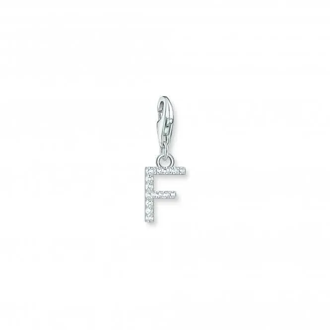 Charmista Weiß Zirkonia Buchstabe F Anhänger 1946-051-14 Thomas Sabo Sammelbare Charms