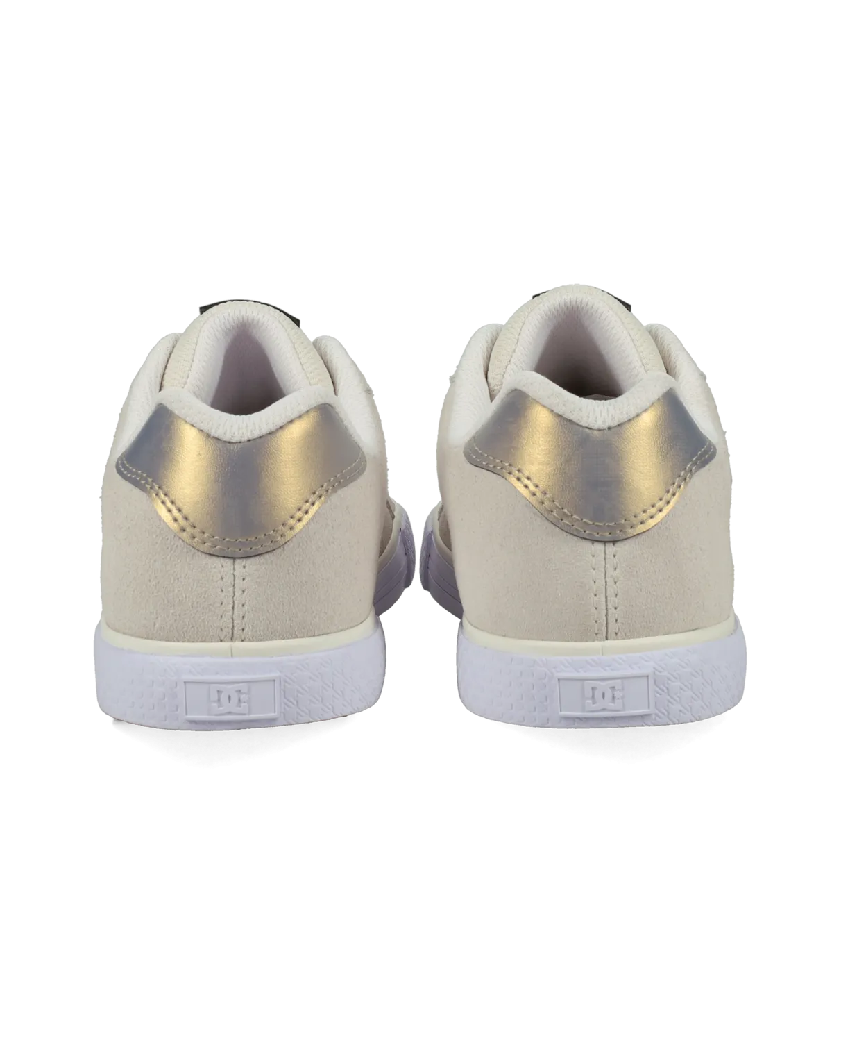 Chelsea-Schuhe in Gold-Creme