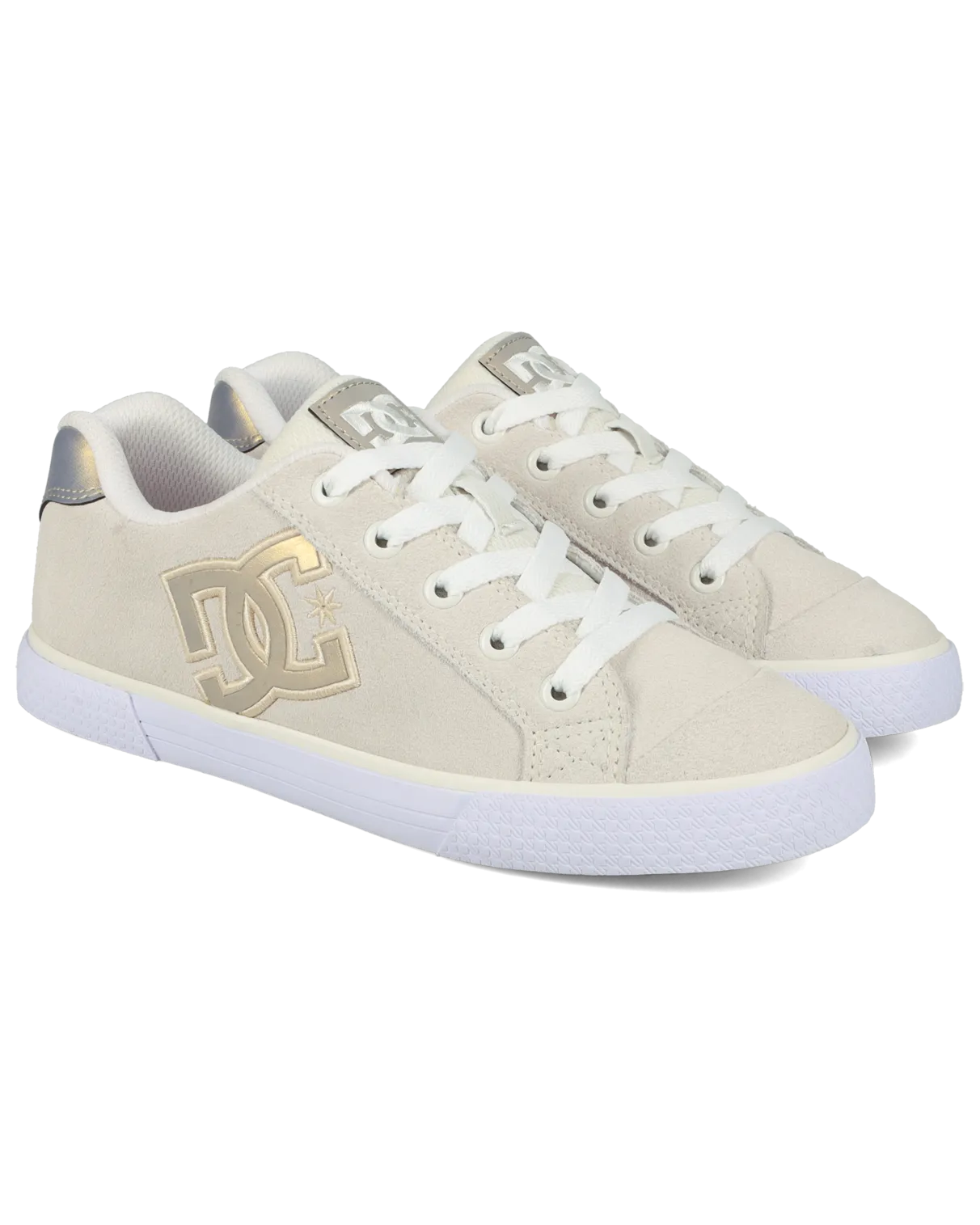 Chelsea-Schuhe in Gold-Creme
