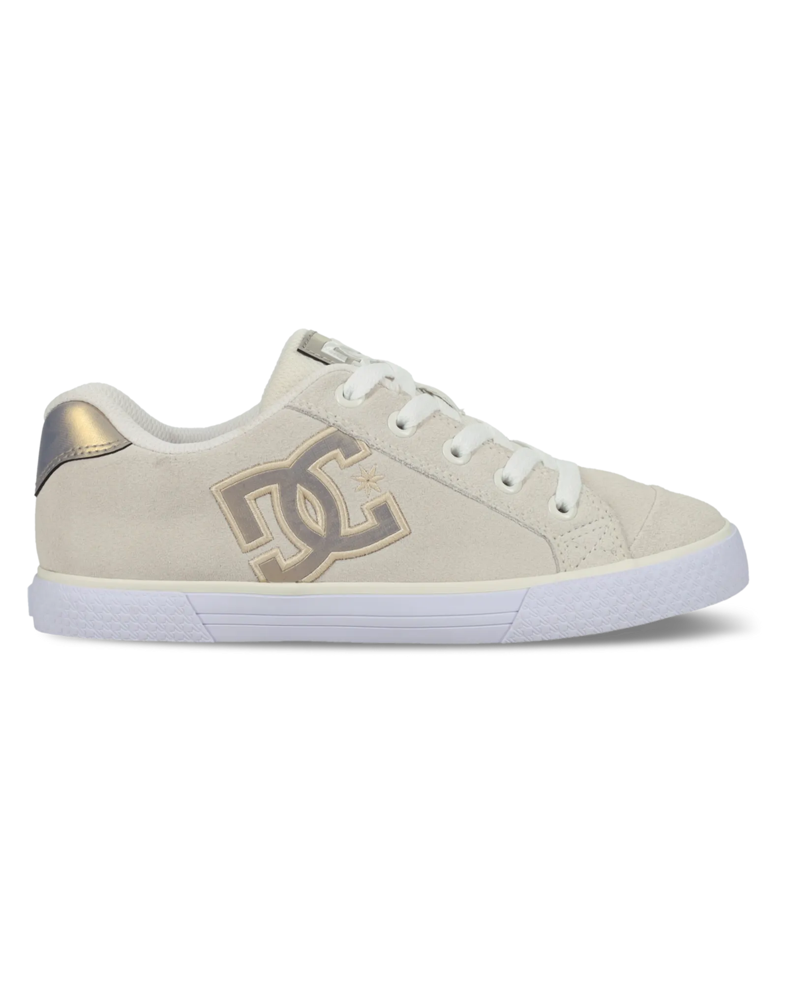 Chelsea-Schuhe in Gold-Creme