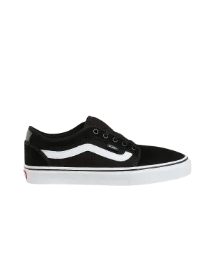 Chukka Low Seitenspiegel-Schuhe in Schwarz & Weiß