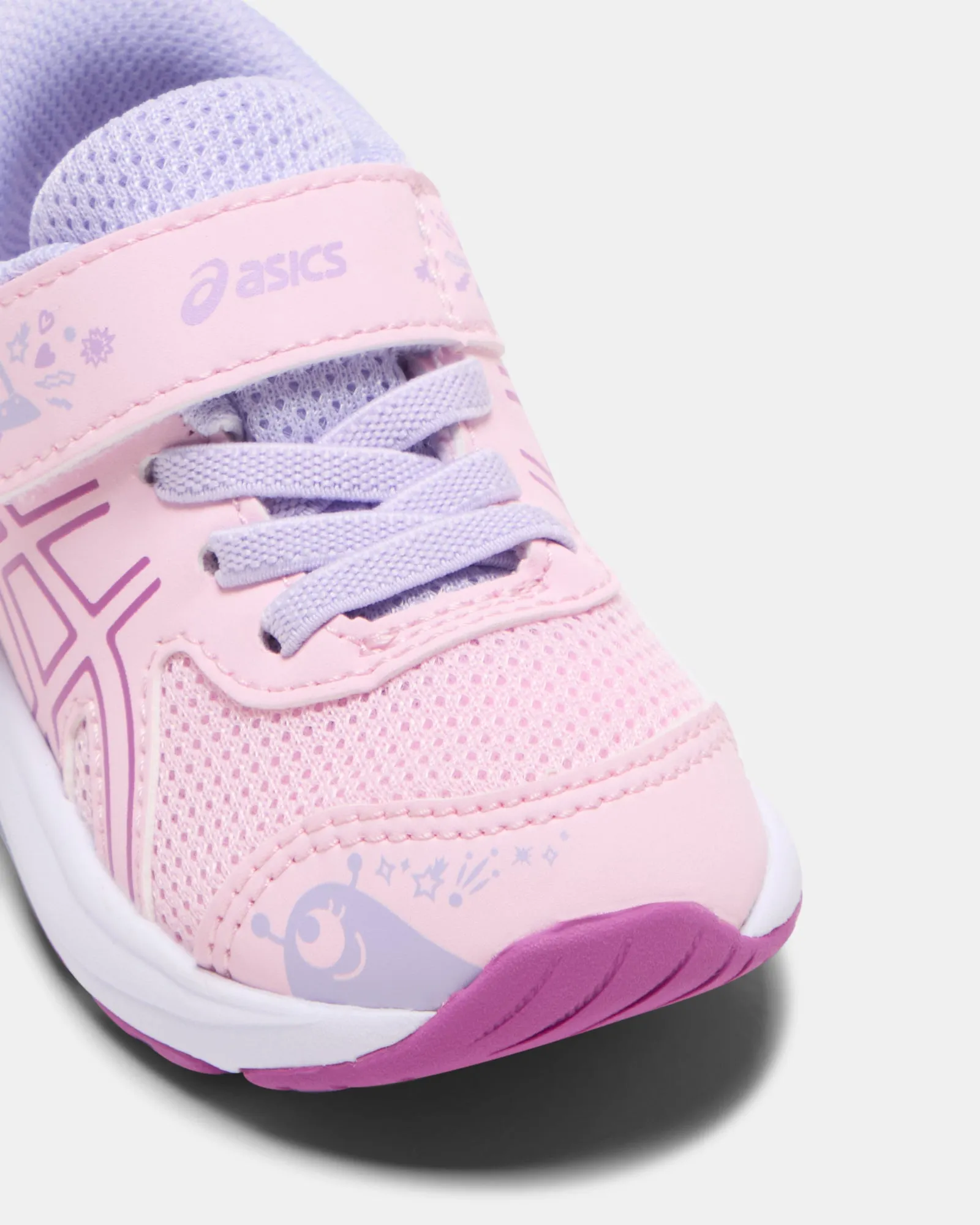 Contend 9 Schulhof Inf G Zuckerwatte/Knalliges Magenta Asics Schuhe