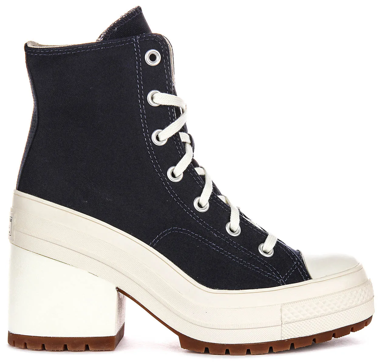 Converse A07565C De Luxe Absatz in Marineblau Weiß Schuhe Converse