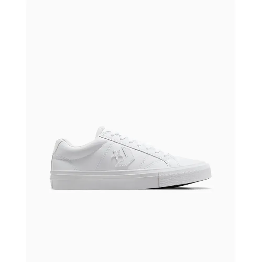 CONVERSE Unisex-Sportschuhe aus Kunstleder in Triple White für den Casual-Look