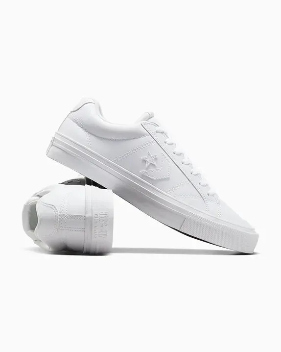CONVERSE Unisex-Sportschuhe aus Kunstleder in Triple White für den Casual-Look