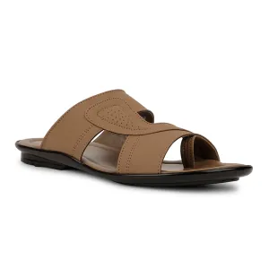 Liberty ORTIZ-26 Bequeme Braune Hausschuhe Für Herren