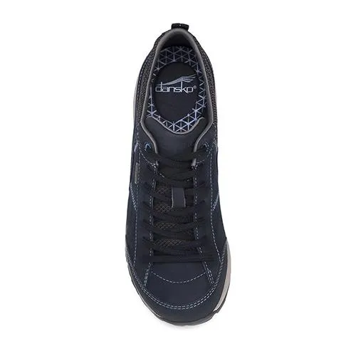 DANSKO PAISLEY NAVY GESCHLIFFENES NUBUCK BREIT