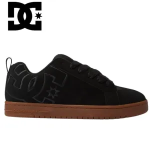 D.C. Court Graffik Schwarze Gummisohle Schuhe Schwarz