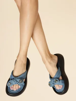 Stylische Flats Denim Blue Diamond (TC-RS3587-DNM)